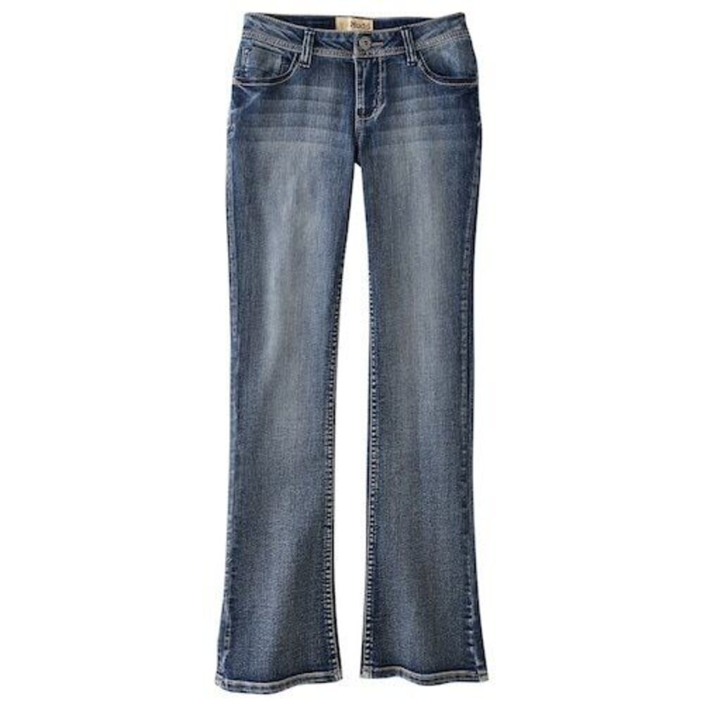 NWT Girls 7-16 & Mudd Bootcut Jeans  6R Basic Denim Light Wash